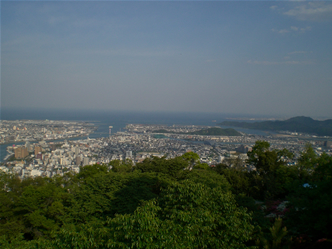 眉山からの眺め